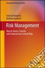 Risk management. How to assess, transfer and communicate critical risks libro