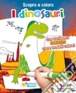 I dinosauri. Scopro e coloro. Con adesivi. Ediz. illustrata libro