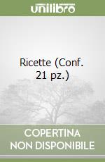 Ricette (Conf. 21 pz.) libro