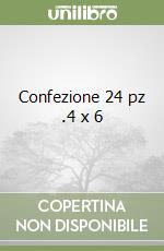 Confezione 24 pz .4 x 6 libro