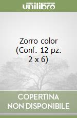 Zorro color (Conf. 12 pz. 2 x 6) libro