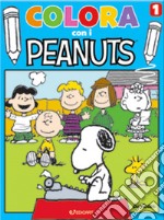 Colora con i Peanuts. Ediz. illustrata. Vol. 1: Blu libro