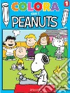 Colora con i Peanuts. Ediz. illustrata. Vol. 1: Blu libro