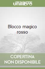 Blocco magico rosso libro
