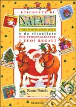 Etichette di Natale libro