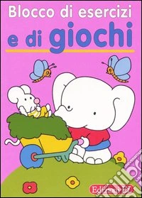 Blocco di esercizi e di giochi libro