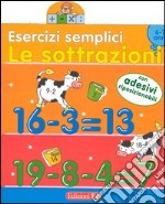 Esercizi semplici. Le sottrazioni libro