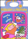 Adesivi di Natale. Incolla e colora. Con adesivi libro