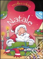 Natale. Incolla e colora libro