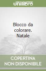 Blocco da colorare. Natale