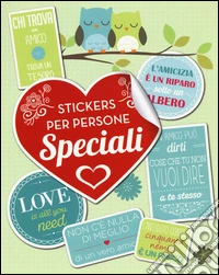 Stickers per persone speciali. Con adesivi libro