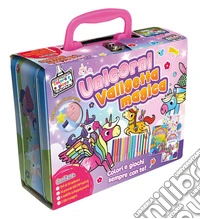 Unicorni. Valigetta magica. Ediz. a colori. Con 5 matite colorate. Con 10 pennarelli. Con Adesivi libro