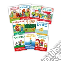 La mia prima biblioteca di fiabe illustrate. Stampatello maiuscolo. Ediz. a colori libro