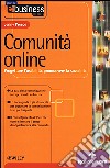 Comunità online. Progettare l'usabilità, promuovere la socialità libro