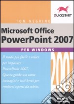 Microsoft Office PowerPoint 2007 per Windows libro