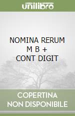 NOMINA RERUM   M B + CONT DIGIT libro