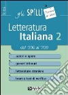 Letteratura italiana. Vol. 2: Dal Cinquecento al Settecento libro