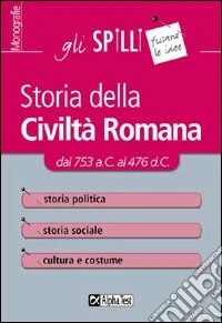 Storia della civiltà romana libro