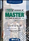 I test di accesso ai master libro