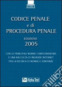 Codice penale e di procedura penale 2005 libro