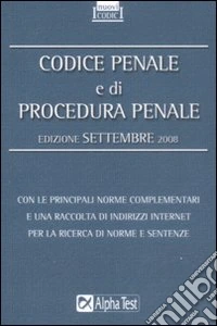 Codice penale e di procedura penale libro