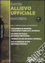 Allievo ufficiale nell'esercito. Eserciziario libro