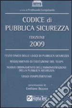 Codice di pubblica sicurezza 2009 libro