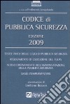 Codice di pubblica sicurezza 2009 libro