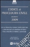 Codice di procedura civile 2009 libro