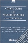 Codice civile e di procedura civile - Edizione settembre 2010 libro