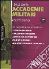 I test delle accademie militari. Eserciziario libro