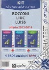 Bocconi Liuc Luiss. Manuale di preparazione, eserciziario commentato, prove di verifica. Kit di preparazione al test libro