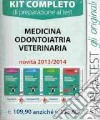 Medicina, odontoiatria, veterinaria. Kit di preparazione al test (manuale di preparazione, eserciziario commentato, prove di verifica, quiz). Con CD-ROM libro