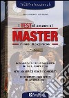 I test di accesso ai master. Manuale di preparazione libro