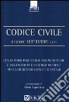 Codice civile. Settembre 2014 libro