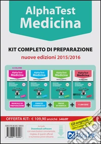 Alpha test. Medicina, odontoiatria, veterinaria. Kit completo di preparazione. Con test di simulazione libro