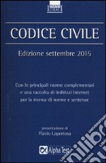 Codice civile. Settembre 2015 libro