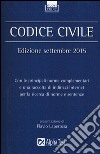 Codice civile. Settembre 2015 libro