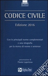 Codice civile 2016 libro