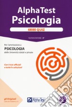 Alpha Test. Psicologia. 6000 quiz. Con software di simulazione libro