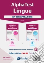 Alpha Test. Lingue. Per l'ammissione a lingue e culture moderne, mediazione linguistica, scuole superiori mediatori linguistici, scienze del turismo. Kit di preparazione: Manuale di preparazione-Esercizi commentati. Con software di simulazione libro