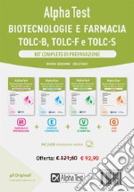 Alpha Test. Biotecnologie e farmacia. Kit completo di preparazione: Manuale di preparazione-Esercizi commentati-Prove di verifica-3200 quiz. Nuova ediz. Con software di simulazione libro