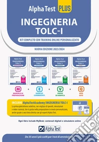 Alpha Test plus. Ingegneria. TOLC-I. Kit completo libro