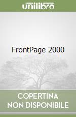 FrontPage 2000 libro