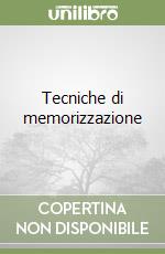 Tecniche di memorizzazione libro