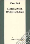 Lettura delle Operette morali libro di Binni Walter