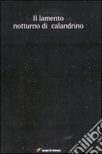Il lamento notturno di Calandrino libro