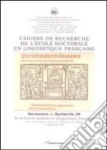 Cahiers de recherche de l'École doctorale en linguistique