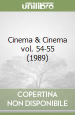 Cinema & Cinema vol. 54-55 (1989) libro