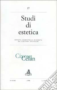 Studi di estetica (17). Cixous, Celan libro